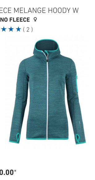 💥NWT 💥ORTOVOX FLEECE MELANGE HOODY - Picture 2 of 8